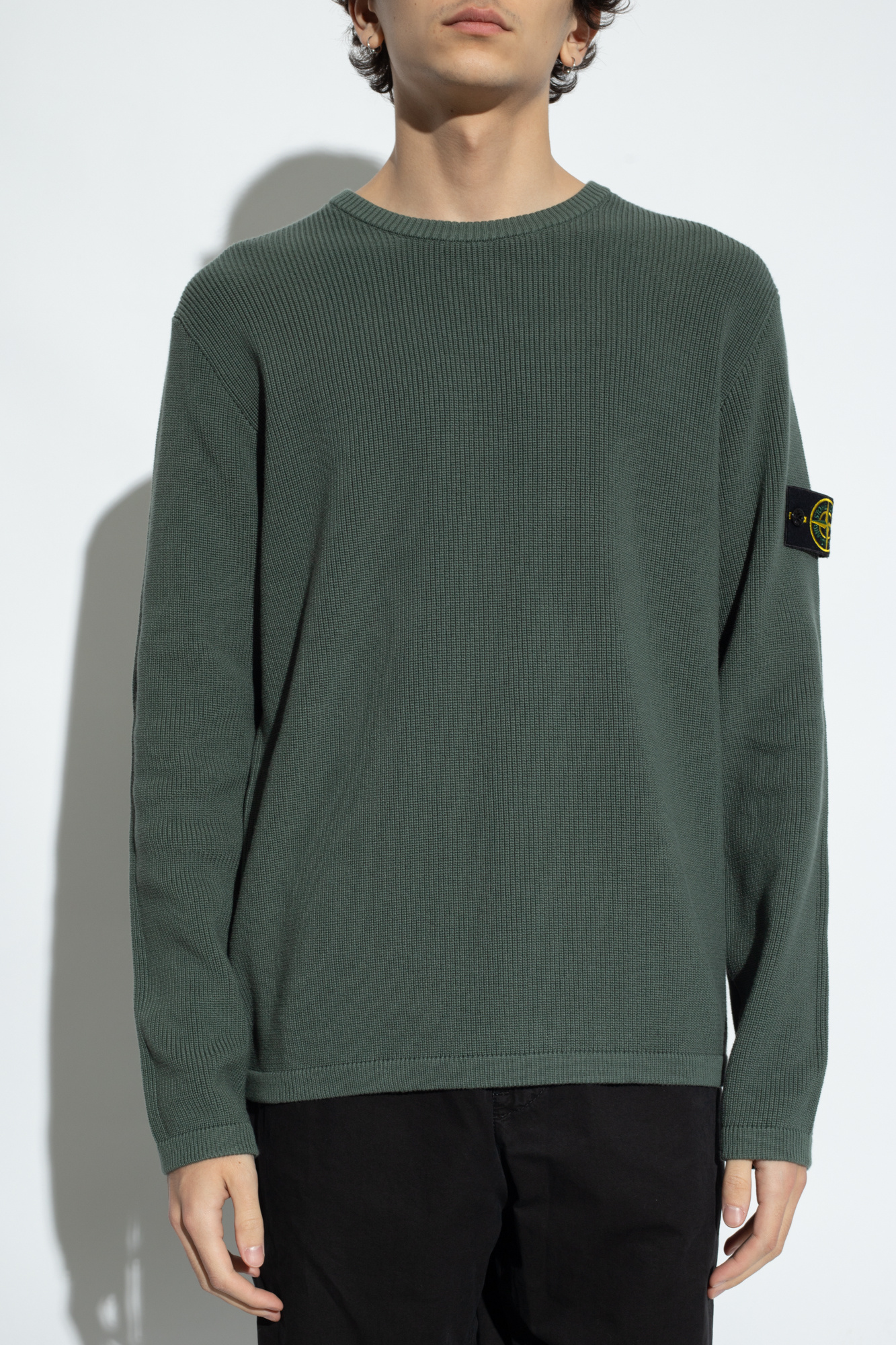 Stone island sale cotton knit jumper